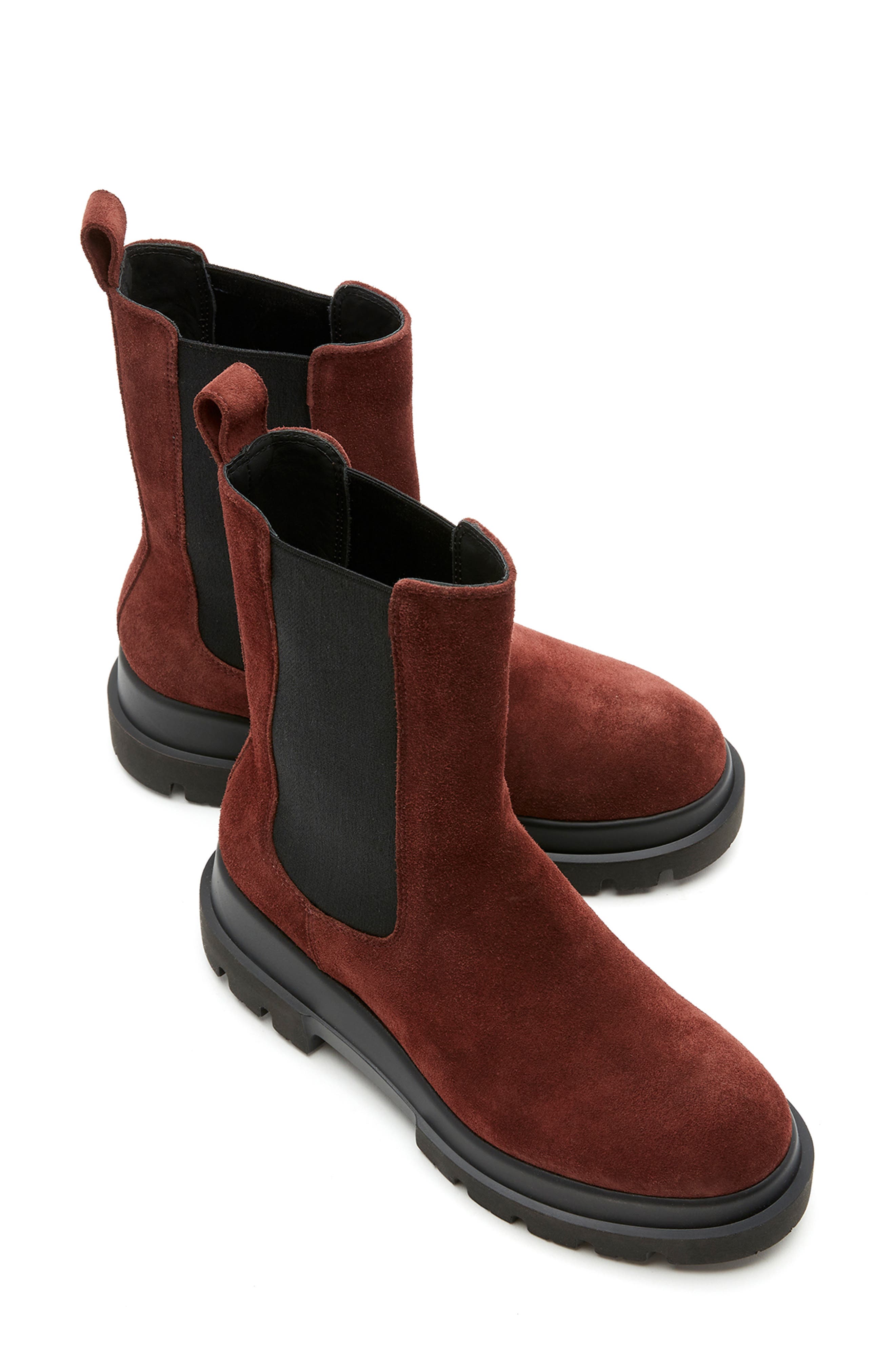 La Canadienne Blaise Suede Chelsea Boot, Alternate, color, Wood Suede