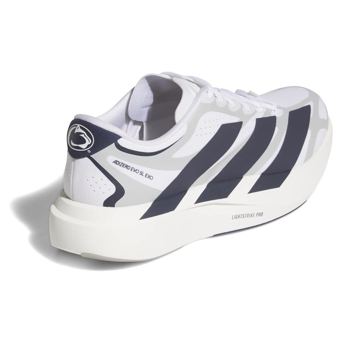 Unisex adidas  White Penn State Nittany Lions Adizero EVO SL EXO Sneakers, Alternate, color, White