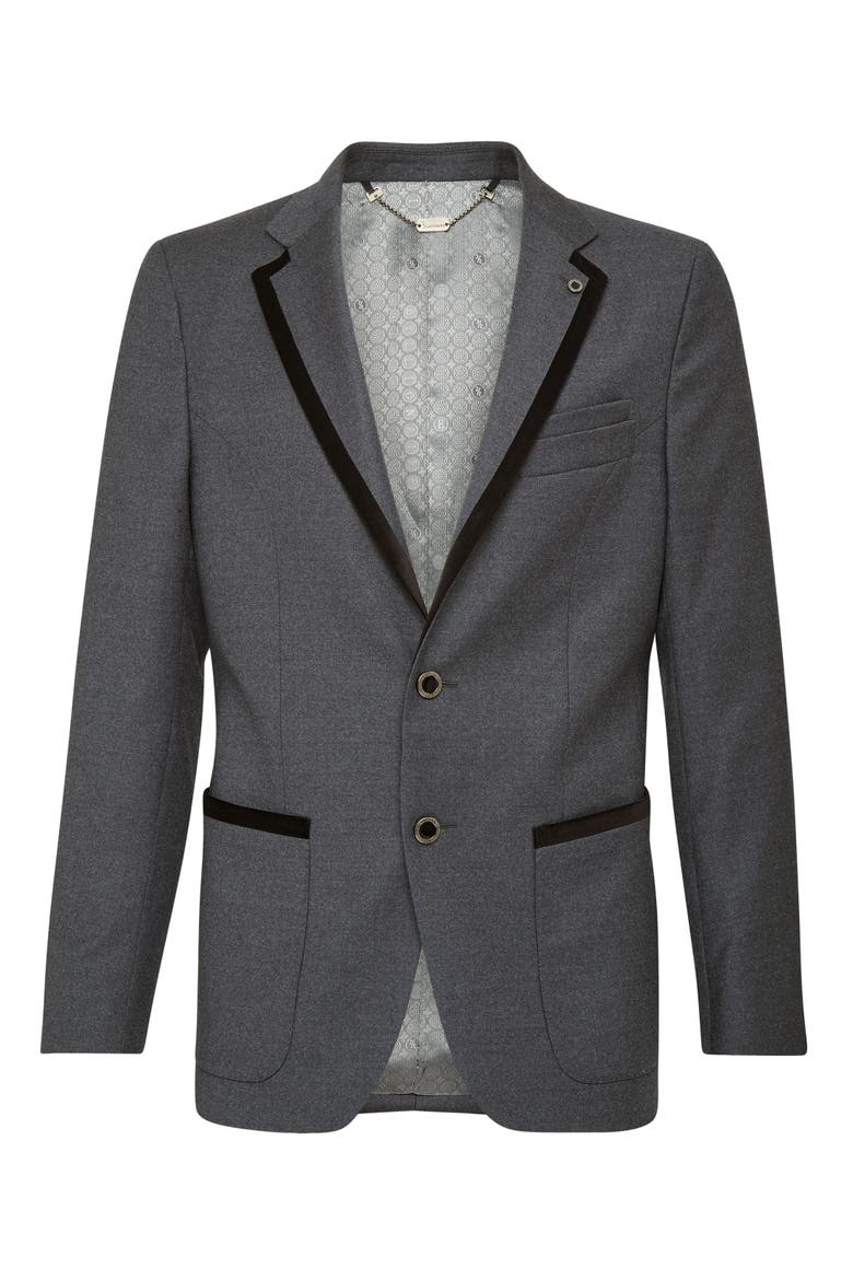 Blazer Men, Main, color, lightgrey
