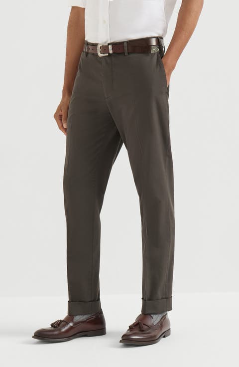 Comfort gabardine trousers