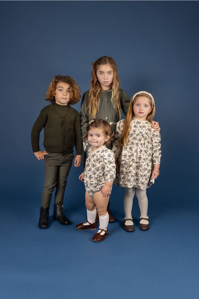 Looms Brushed Floral Dress Collection, Alternate, color, Ivory
