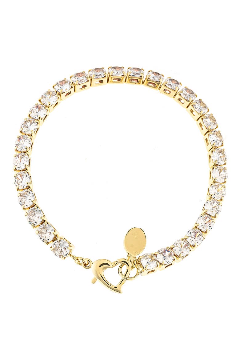 Cubic Zirconia Tennis Bracelet, Main, color, CZ