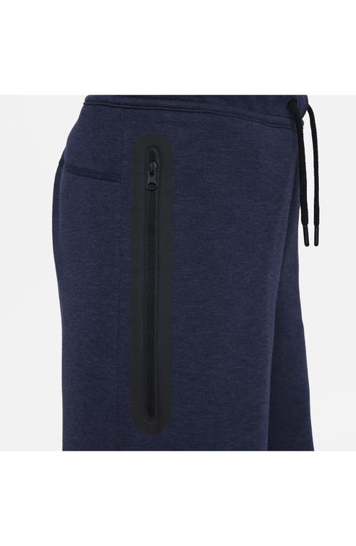 Nike Tech Fleece Big Kids' (boys') Shorts In Blue