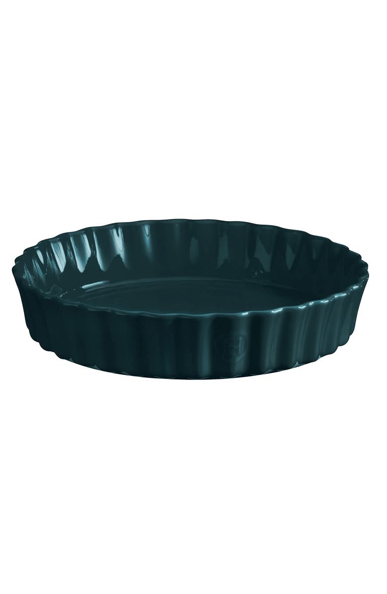 Emile Henry 9.5 Inch Deep Tart Dish, Main, color, Ocean