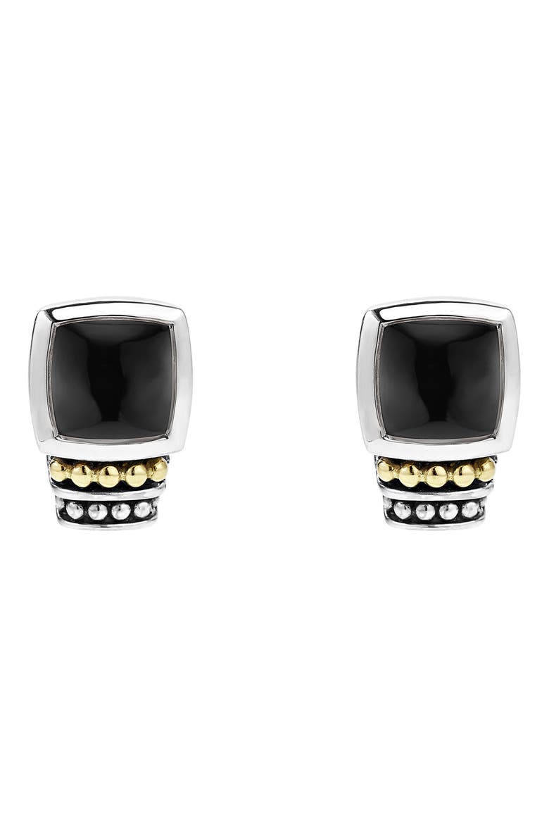 Rittenhouse Semiprecious Stone Stud Earrings, Alternate, color, BLACK ONYX