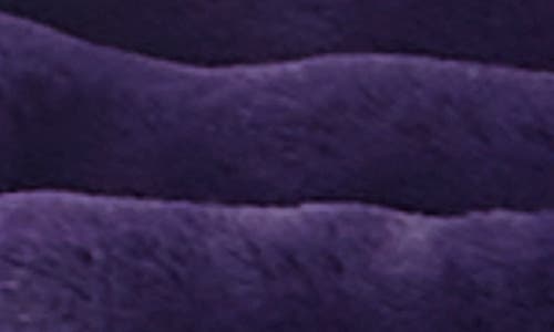 Nina Leonard Faux Fur Long Sleeve Bolero In Purple