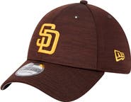 New Era Men's New Era Brown San Diego Padres Tech 39THIRTY Flex Hat