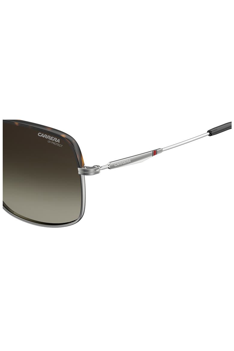 152/S 60mm Gradient Navigator Sunglasses, Alternate, color, RUTHENIUM