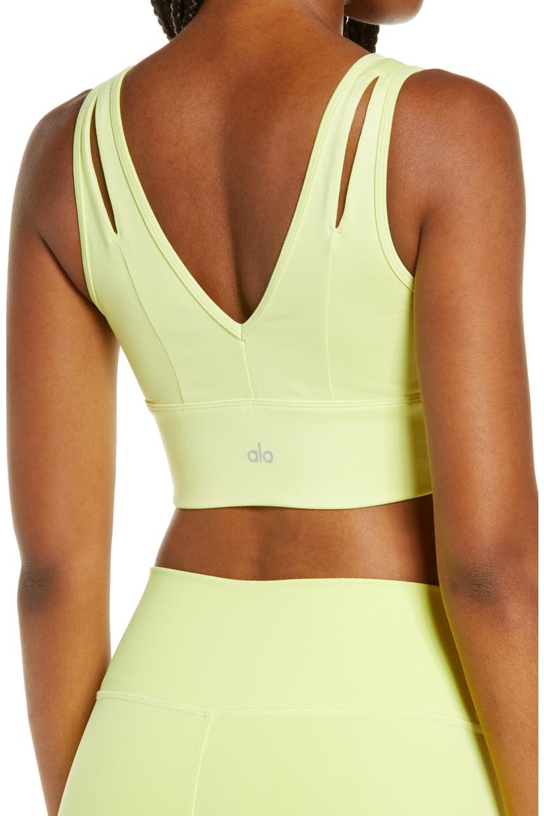 United Long Bra, Alternate, color, SHOCK YELLOW