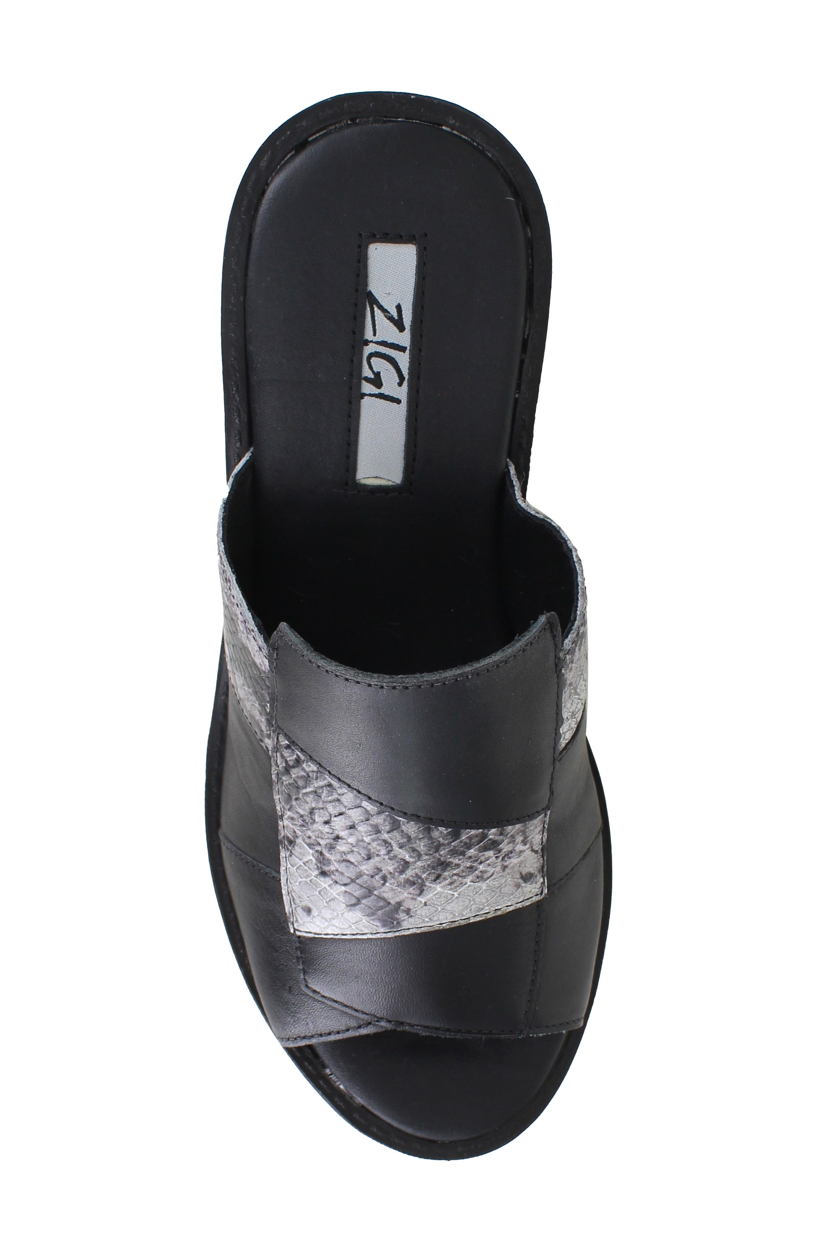 ZIGI Carla Platform Sandal, Alternate, color, Black