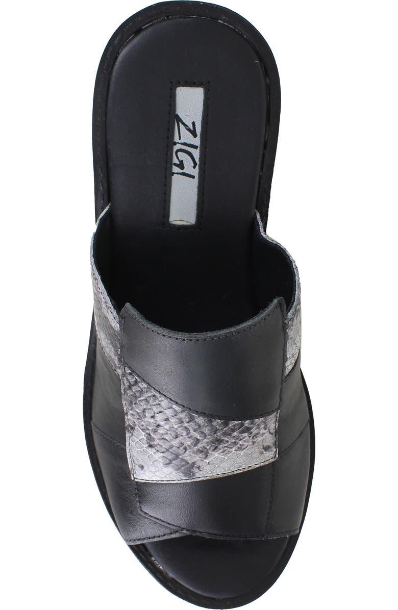 ZIGI Carla Platform Sandal, Alternate, color, Black