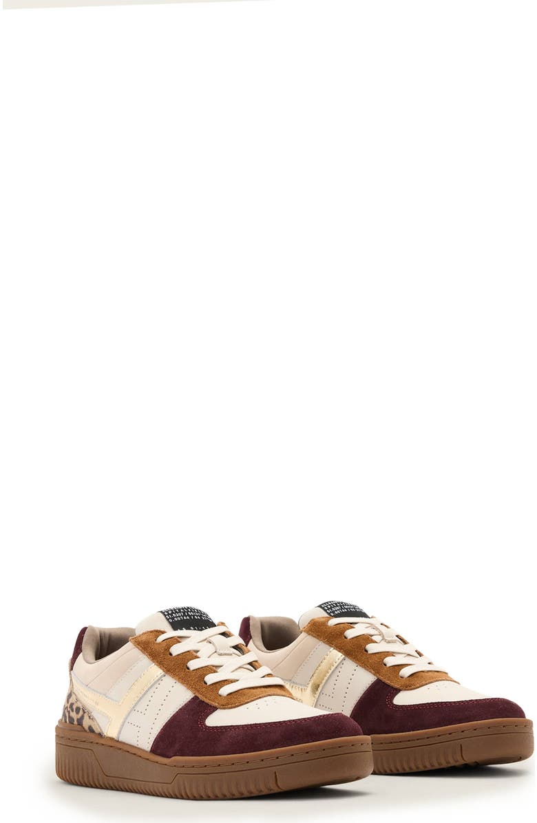 AllSaints Vix Sneaker, Main, color, Titan Red/ Brown