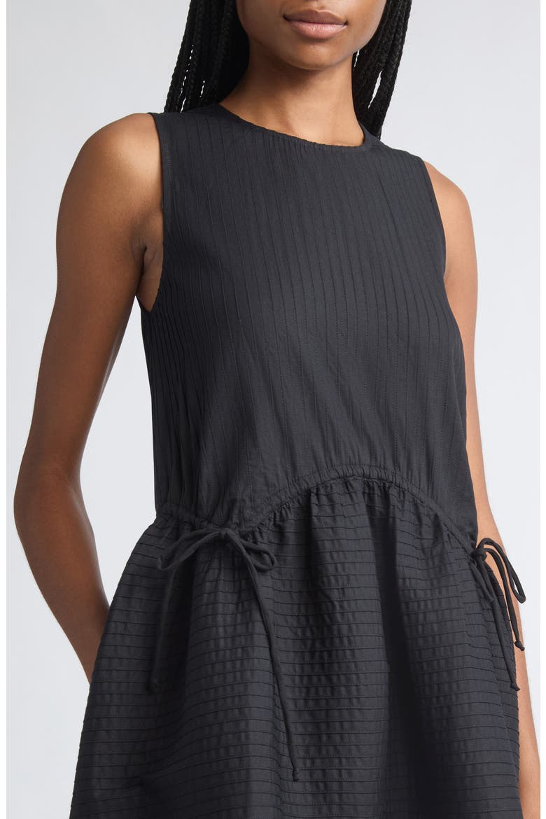 Roni Sleeveless Midi Dress, Alternate, color, BLACK
