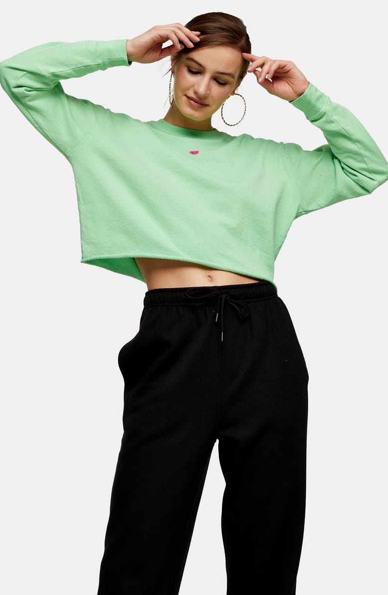 Topshop Oversize Jogger Pants, Alternate, color,