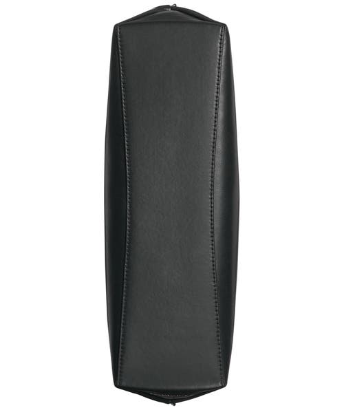 Donna Karan Bellmore Small Shoulder With Bezel Strap In Black/gold