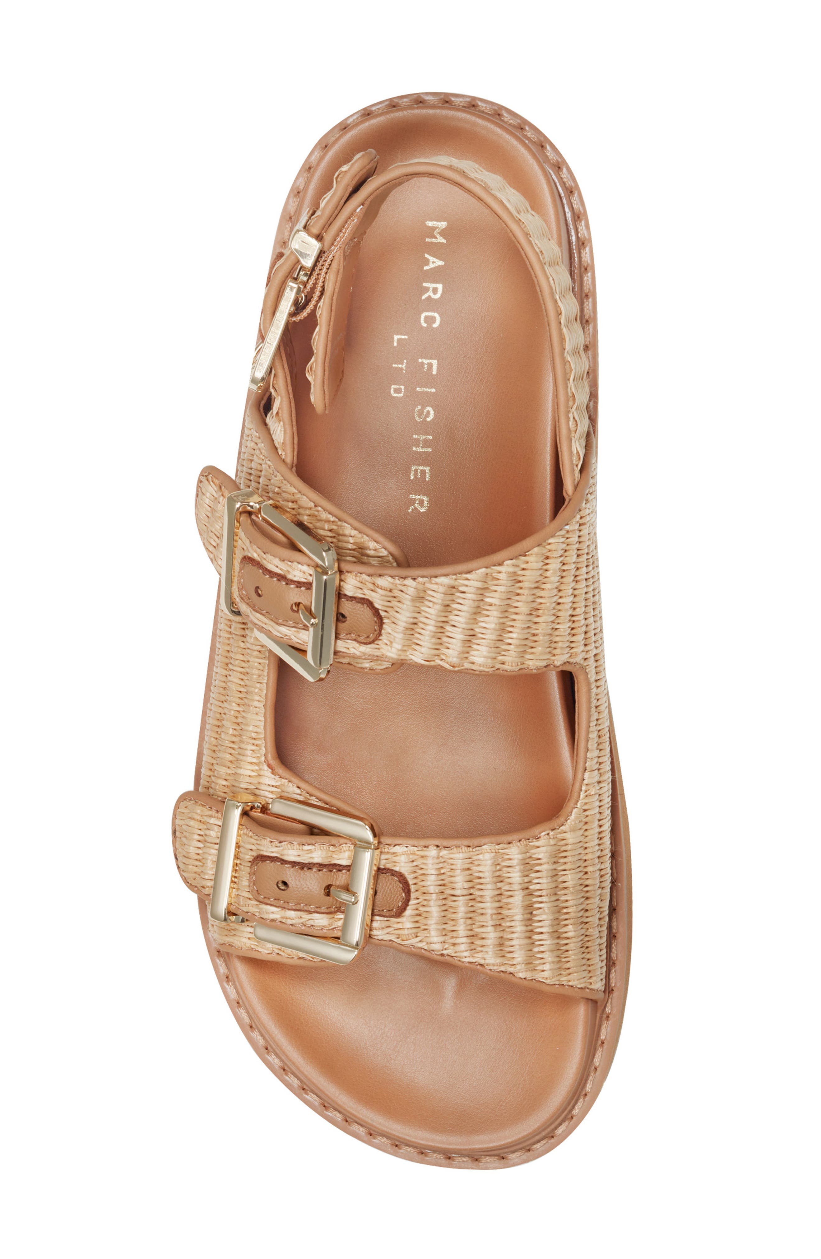 Marc Fisher LTD Agenda Sandal, Alternate, color, Medium Natural