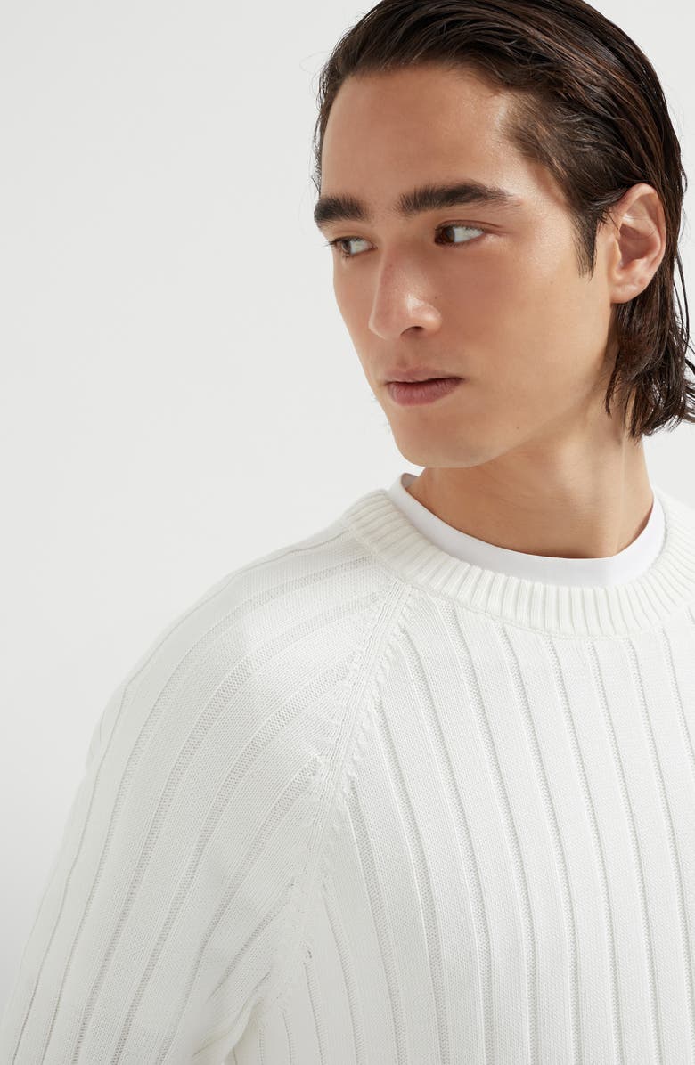 Brunello Cucinelli Cotton sweater, Alternate, color, 