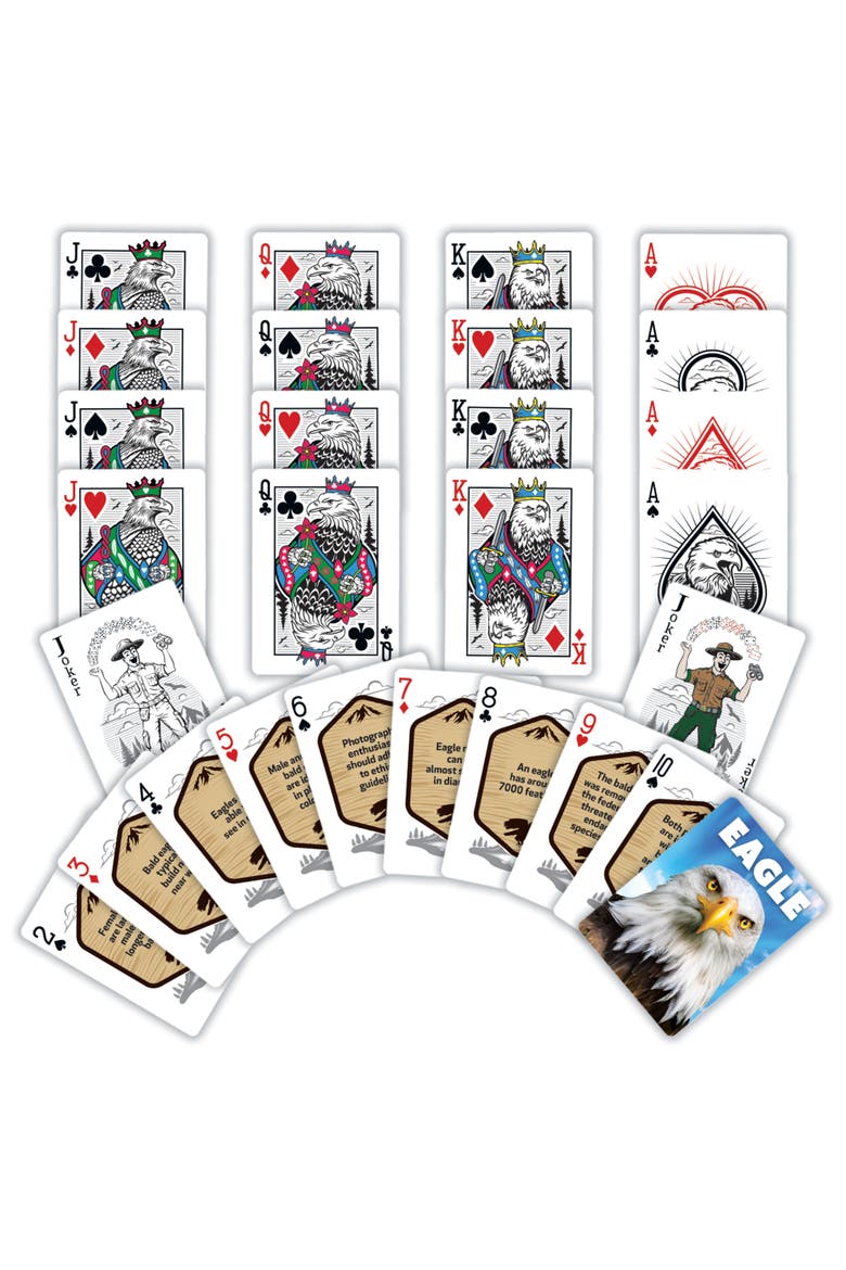 Eagle Playing Cards, Alternate, color, Multicolor