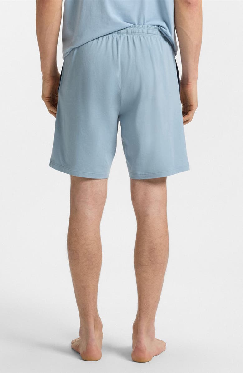 BOSS Mix Match Stretch Cotton Pajama Shorts, Alternate, color, Open Blue