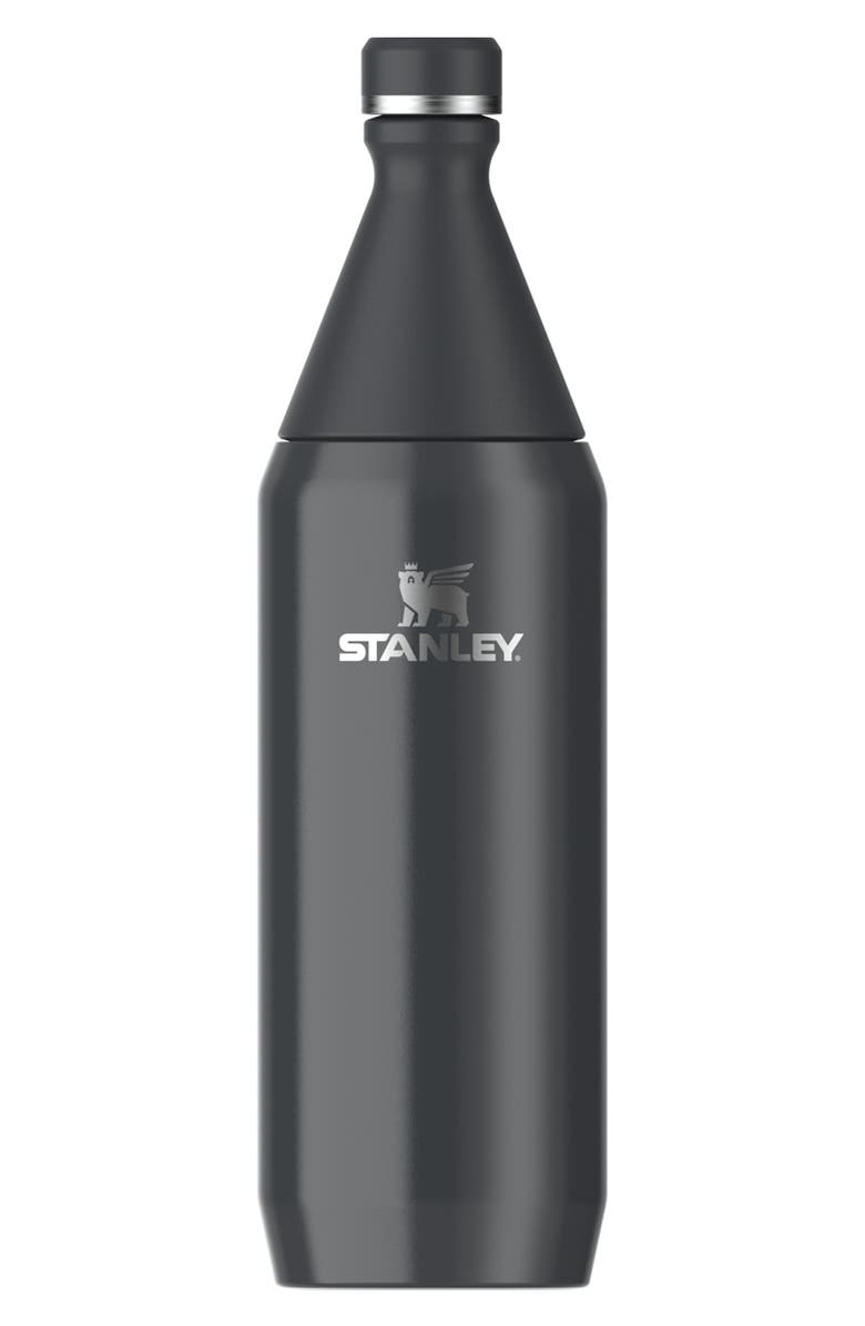 Stanley The All Day Slim 34-Ounce Bottle, Main, color, Black Gloss
