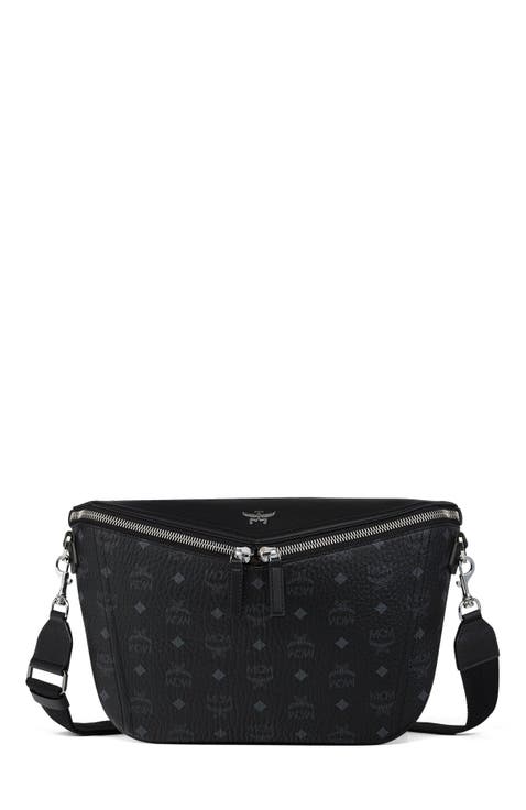 Medium Diamant 3D Crossbody in Visetos Leather Mix