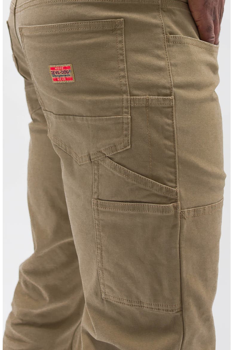 Stretch Cotton Carpenter Pants, Alternate, color, RUGGED TAN