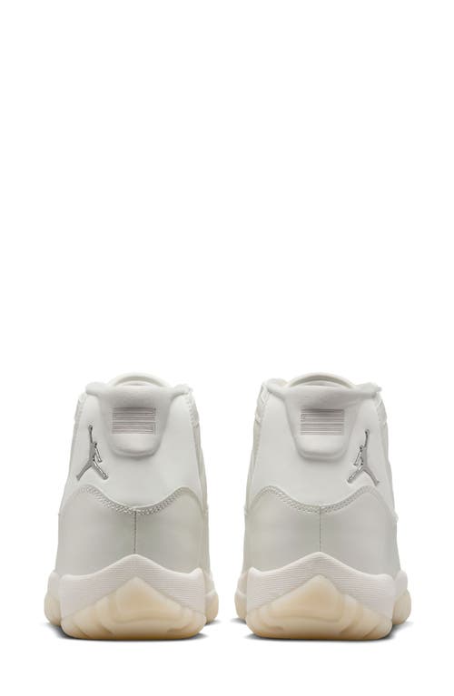 Jordan Air  11 Retro Mid Basketball Sneaker In White