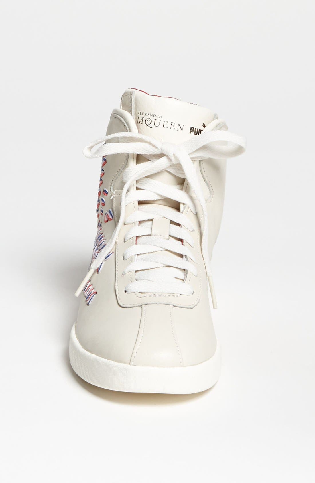 Alexander McQueen PUMA 'Medius' Sneaker, Alternate, color, WHITE