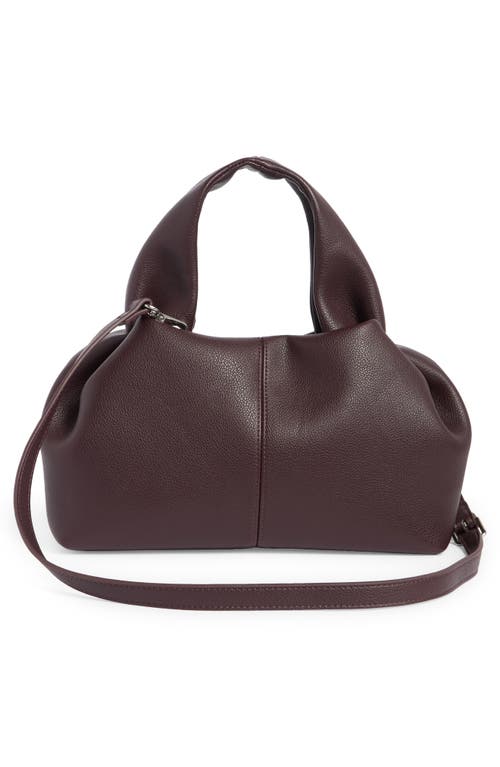 Bcbg Pleated Top Handle Bag In Brown