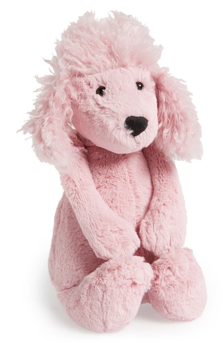 Jellycat 'Bashful Poodle' Stuffed Animal, Main, color, 