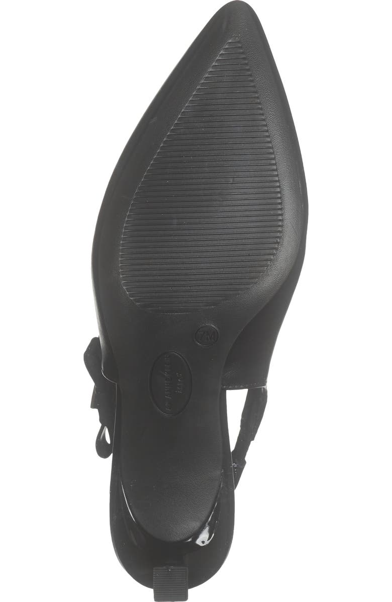 Anne Klein Ibbey Slingback Pump, Alternate, color, Black Pu