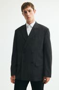 H&M Relaxed-Fit Double-Breasted Jacket