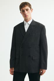 H&M Relaxed-Fit Double-Breasted Jacket