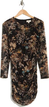 L'AGENCE Sunny Long Sleeve Minidress