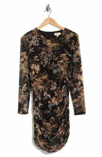 L'AGENCE Sunny Long Sleeve Minidress