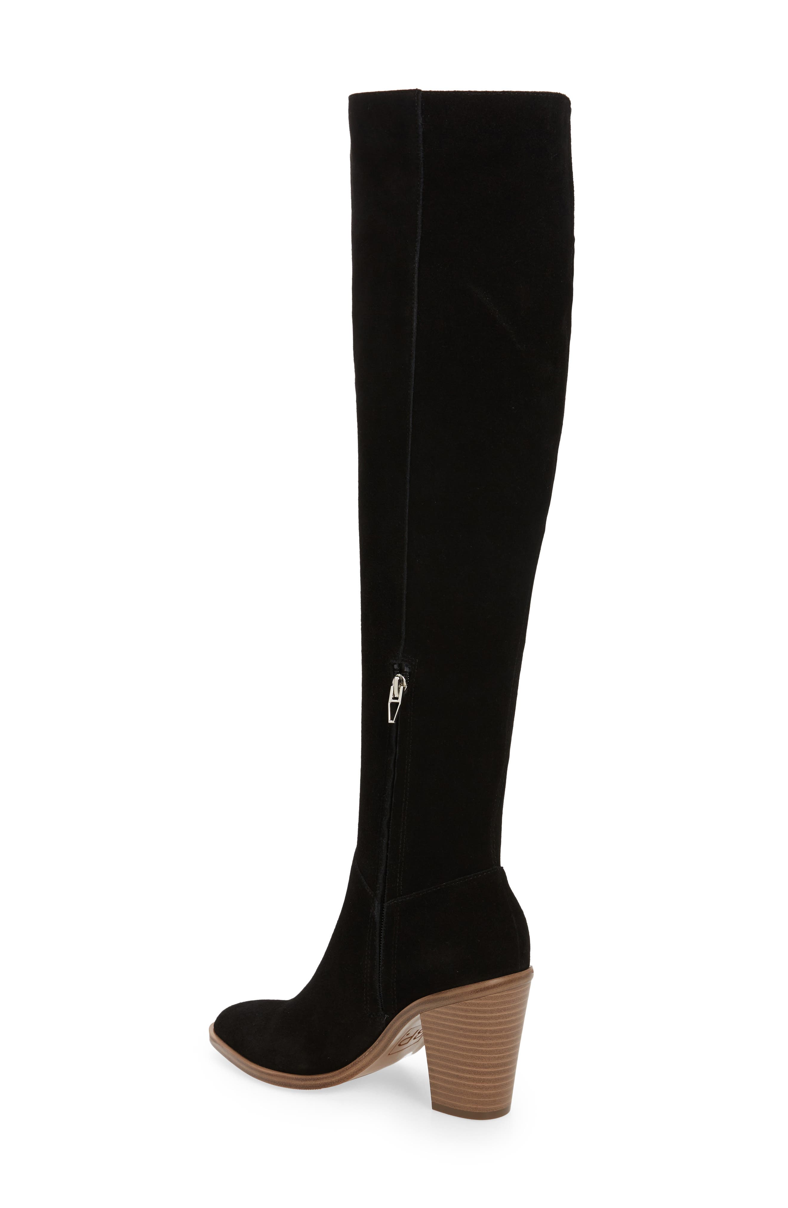 Hensley Over the Knee Boot, Alternate, color, BLACK
