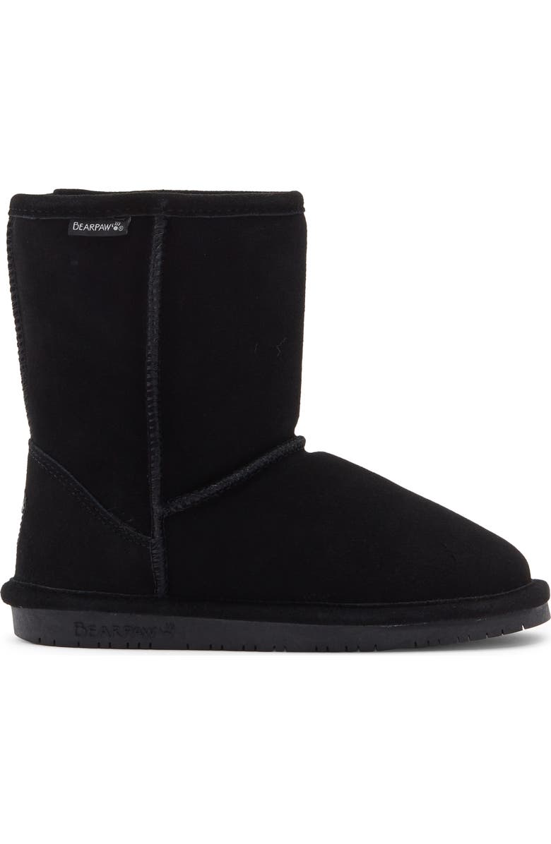 BEARPAW Emma Wool & Genuine Sheepskin Lined Boot, Alternate, color, Black Ii
