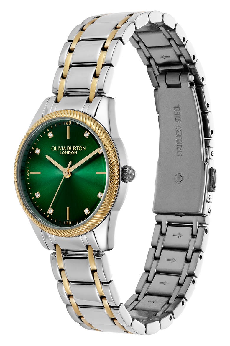 Egerton Bracelet Watch, 28mm, Alternate, color, SILVER/GOLD