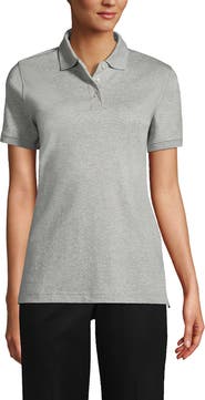 Lands' End School Uniform  Short Sleeve Interlock Polo Shirt