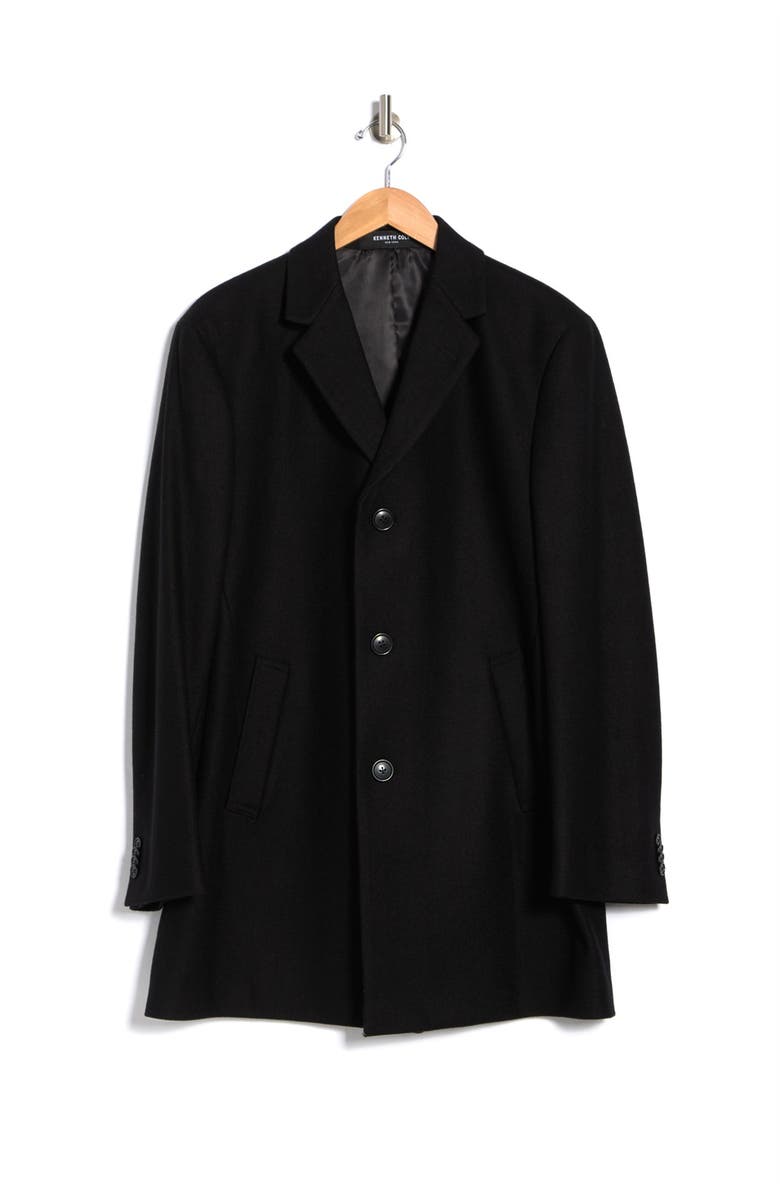 Kenneth Cole Rico Wool Blend Overcoat, Alternate, color, 