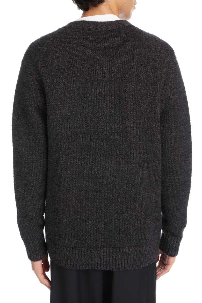 Studios V-Neck Cardigan, Alternate, color, USED BLACK