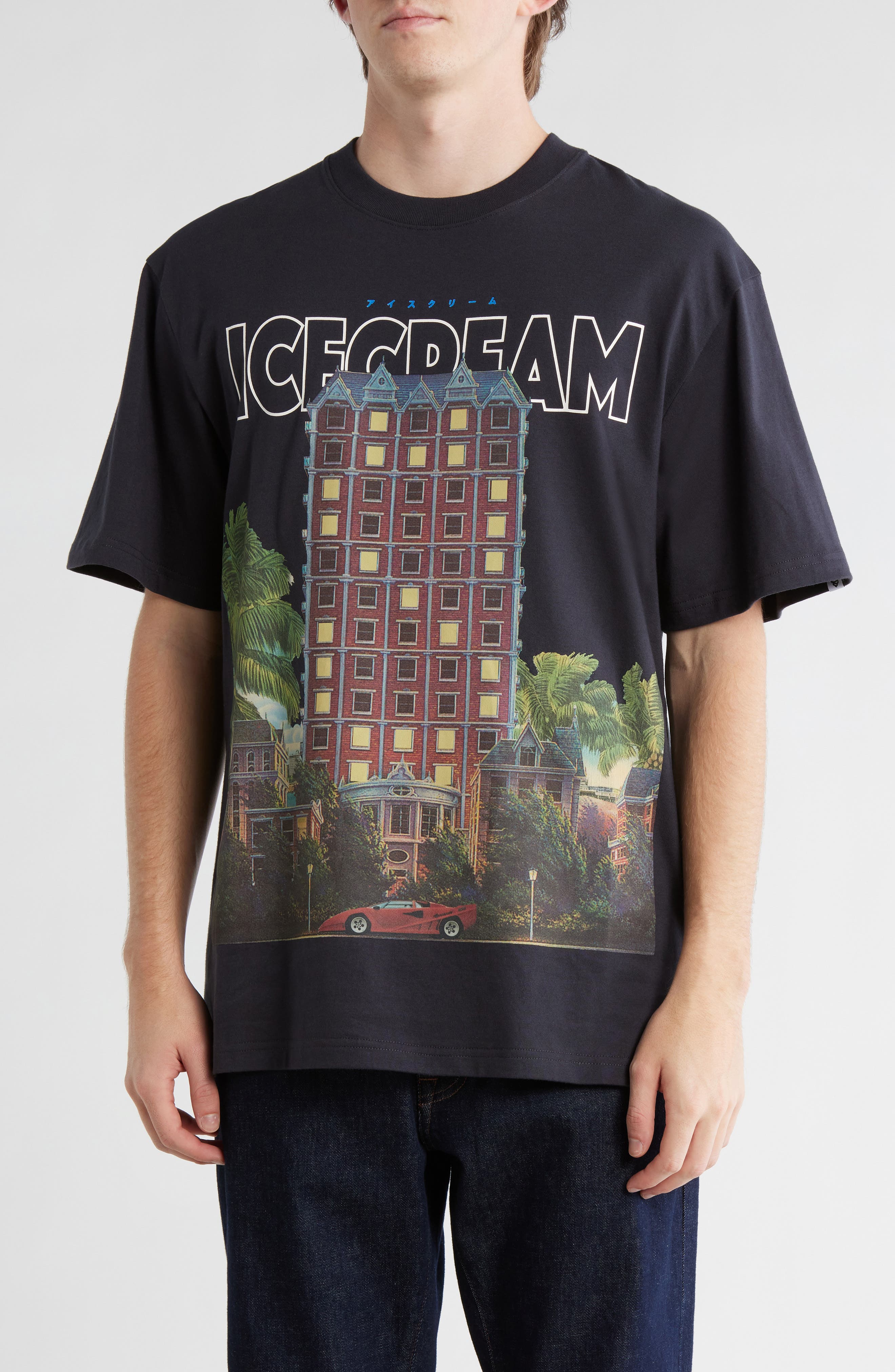 ICECREAM Estate Oversize Graphic T-Shirt