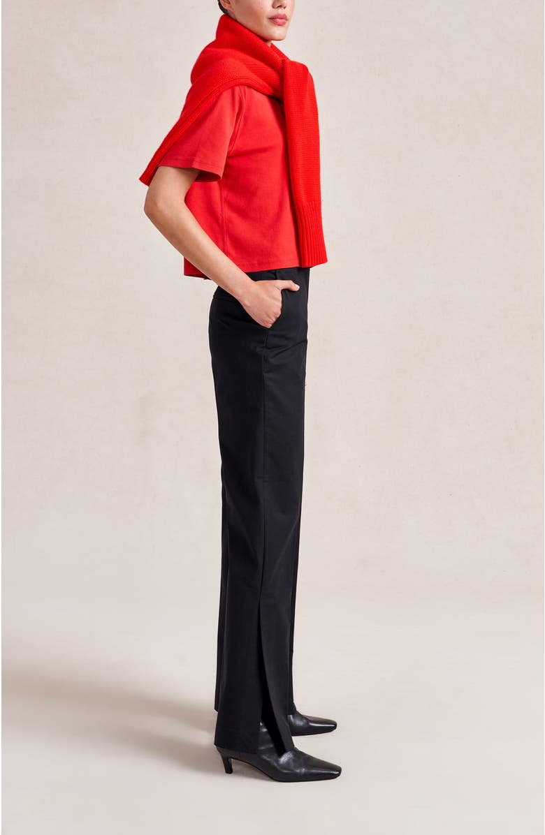 La Ligne Albert Trouser, Alternate, color, Black