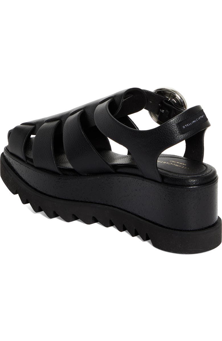 Stella McCartney Elyse Wedge Fisherman Sandal, Alternate, color,