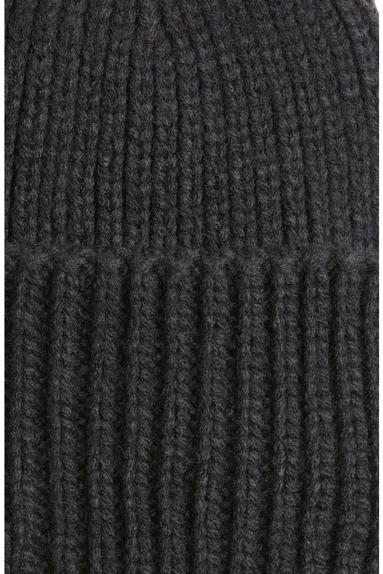 Grunge Chic Beanie, Alternate, color, BLACK