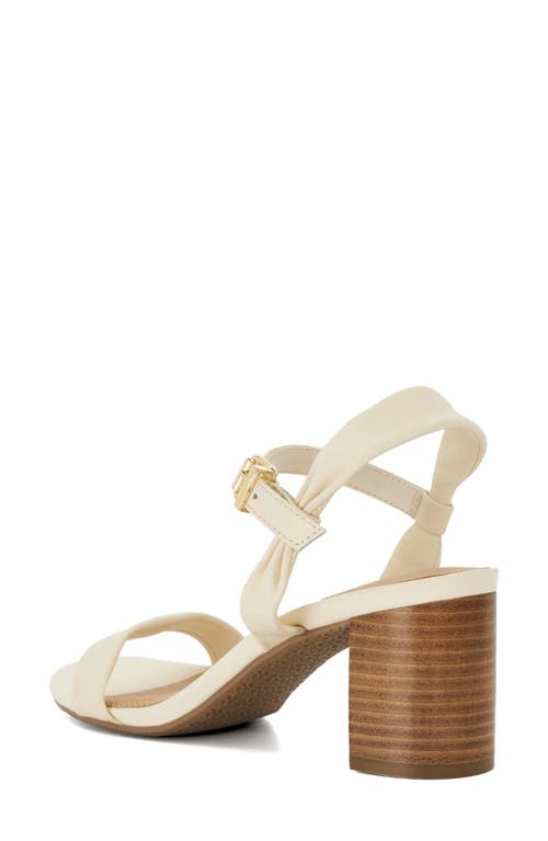 Dune London Jaliz Ankle Strap Sandal In Ecru