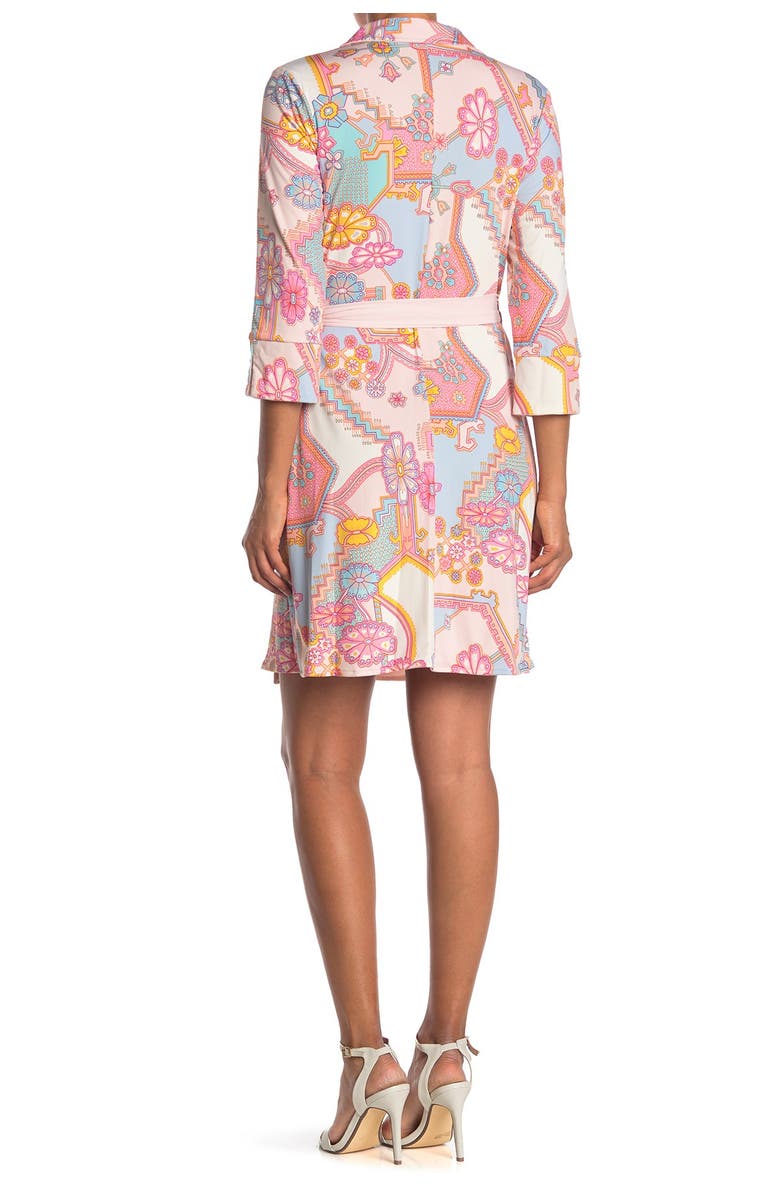 Laundry by Shelli Segal Matte Jersey Reversible Wrap Dress, Main, color,