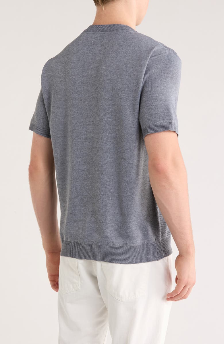 Buffalo Jeans Wipson Textured Knit T-Shirt, Alternate, color, Heather Grey Mix