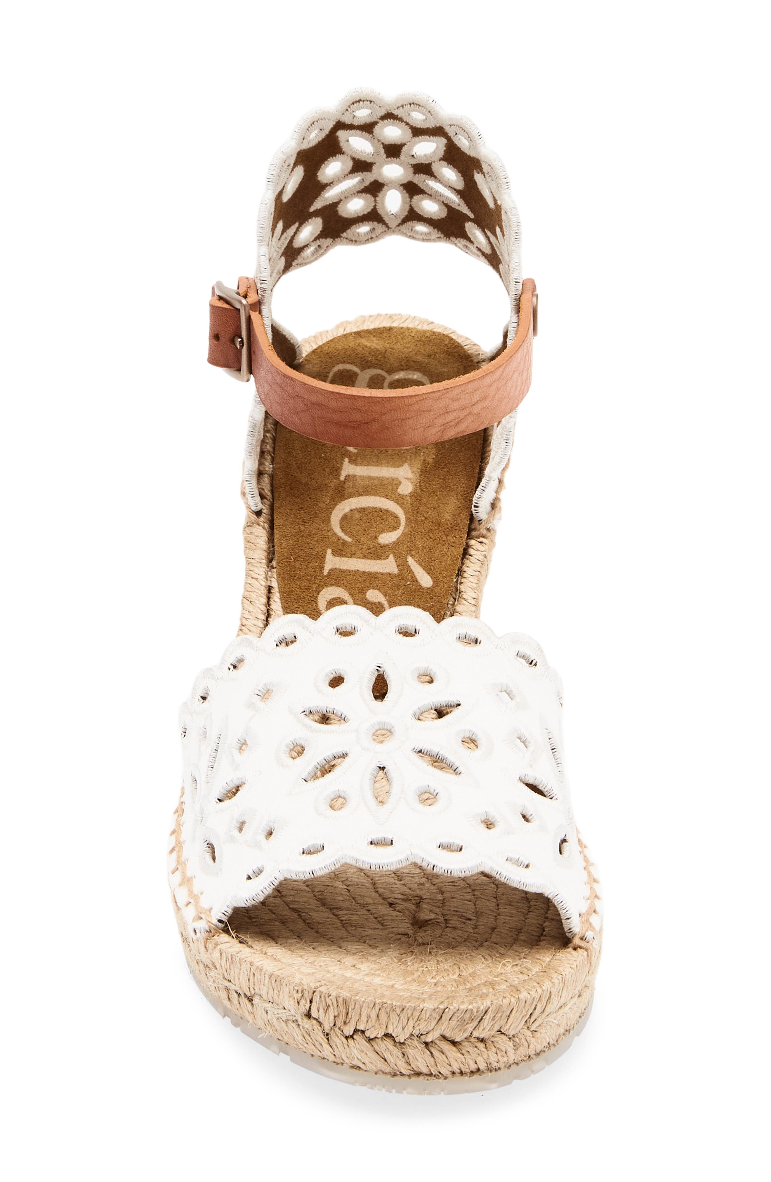 Pedro Garcia Orito Espadrille Sandal, Alternate, color, Meringue Satin