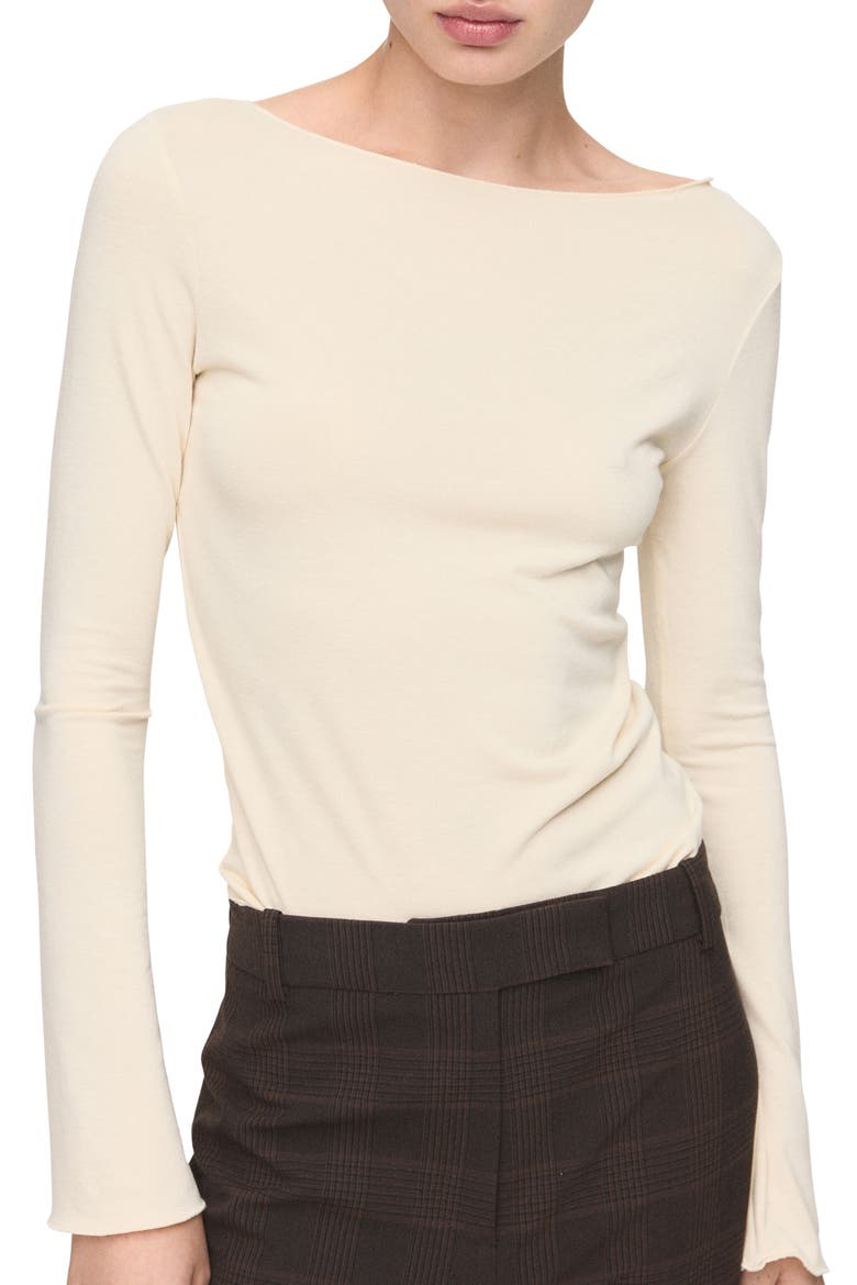 Boatneck Top, Main, color, VANILLA